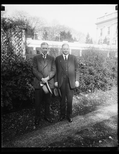 Dawes and Hoover [White House, Washington, D.C.