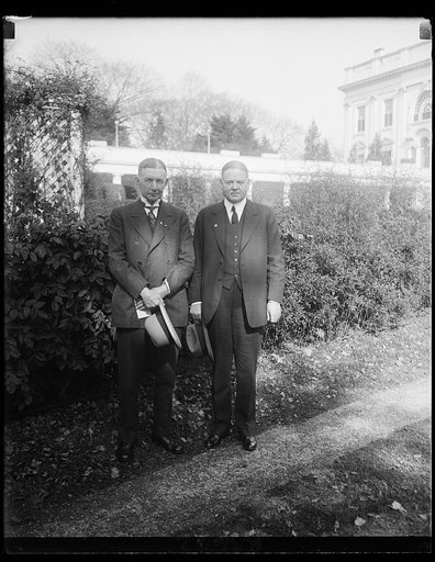 Dawes and Hoover [White House, Washington, D.C.