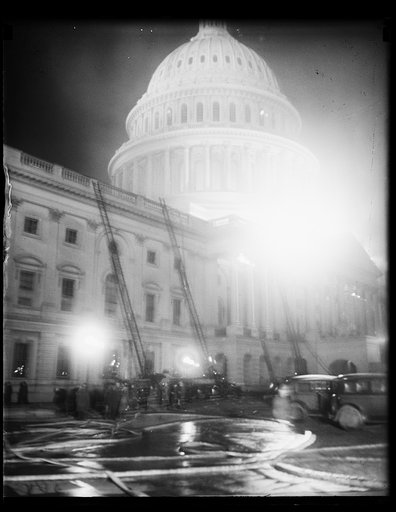 Firetrucks at U.S. Capitol, Washington, D.C.