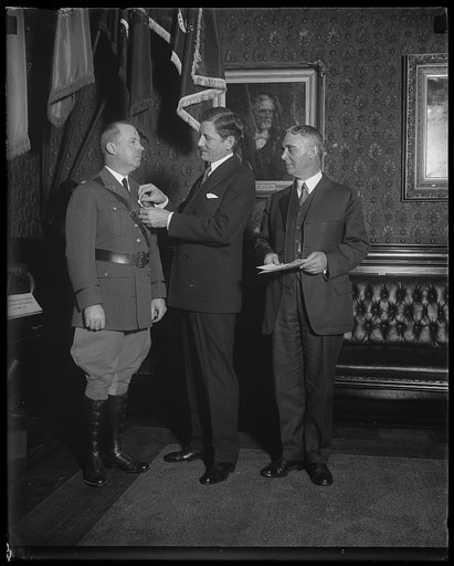Patrick J. Hurley, center