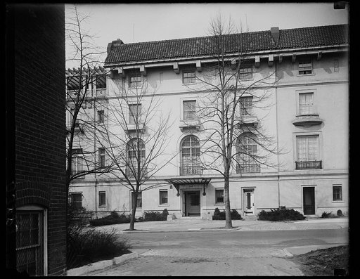 Home of New Chief Justice of U.S. Supreme Court in Washington. This palatial home at 2223 R Street in the fashionable section of Washington has just been purchased by Chief Justice Charles Evans Hughes. The house is ideally suited for entertainment purposes