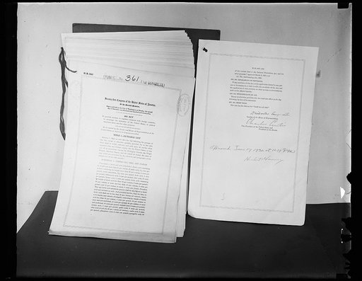 HR 2667, Public No. 361, 71st Congress, Approved June 17, 1930. Washington, D.C.