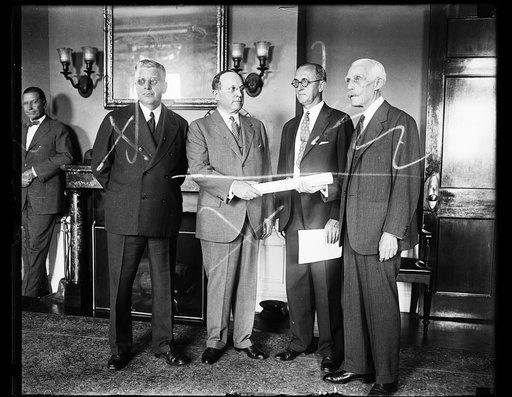 Group; Andrew W. Mellon, right