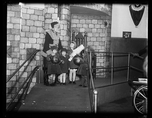 Group of children with Santa