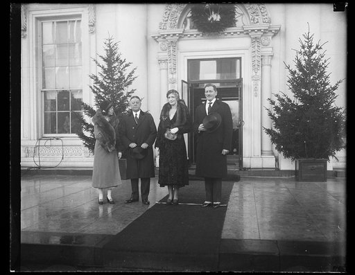 Patrick J. Hurley, right. White House, Washington, D.C.
