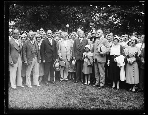Herbert Hoover and group