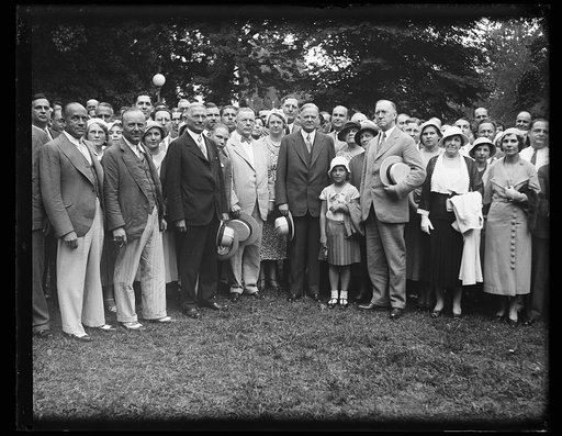 Herbert Hoover and group