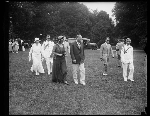 Lou Hoover and Herbert Hoover
