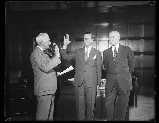 Robert P. Lamont, right