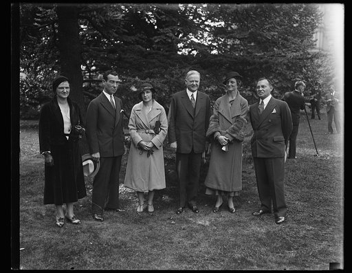 Herbert Hoover and group