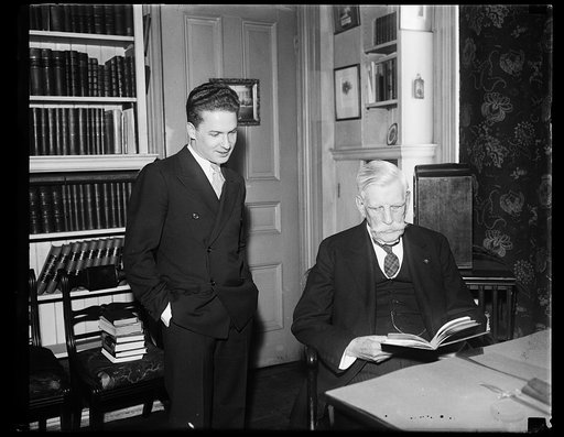 Oliver Wendell Holmes, Jr., right