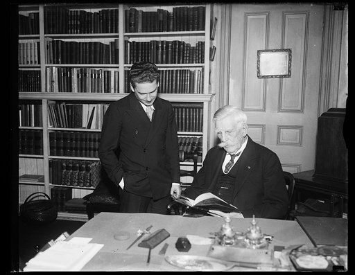 Oliver Wendell Holmes, Jr., right