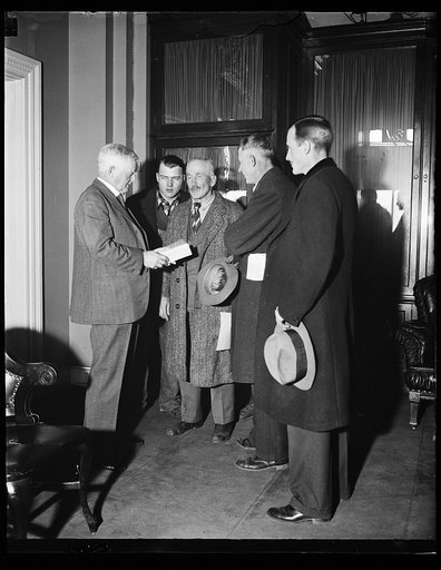 John Nance Garner, left