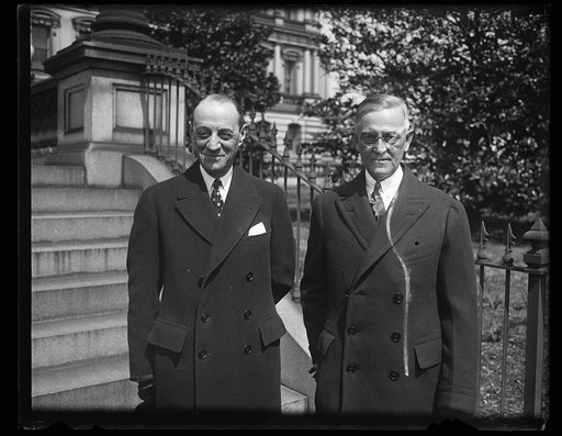 Men at State, War and Navy Building, Washington, D.C.
