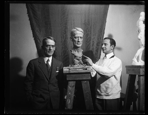 Sculptor at work