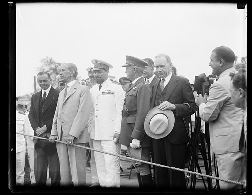 Group; Claude Swanson, 2nd from left and Daniel C. Roper, 2nd from right