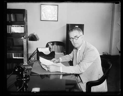 Man at desk in office