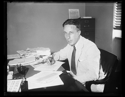 Man at desk in office
