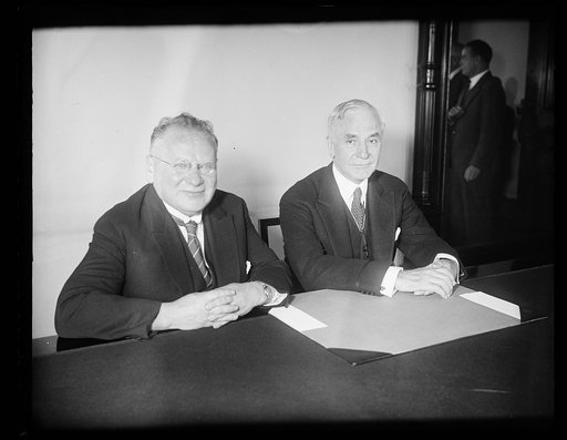Cordell Hull, right