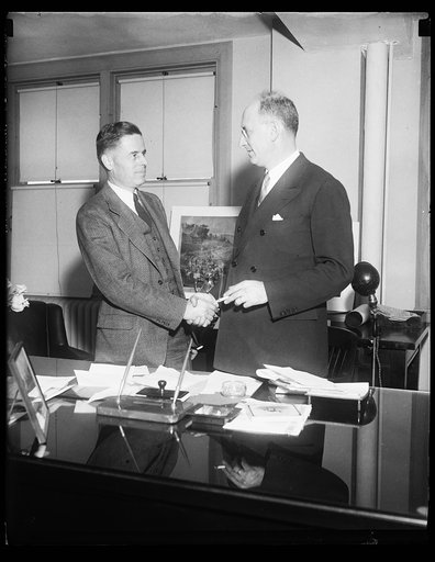 Henry Morgenthau, right