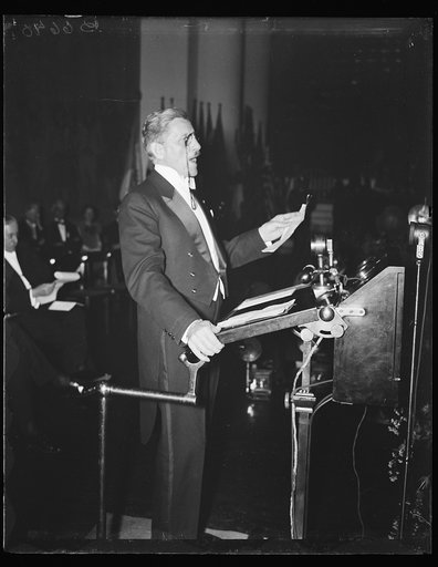 Patrick J. Hurley? at podium