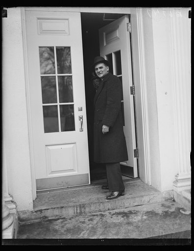 Man at White House, Washington, D.C.