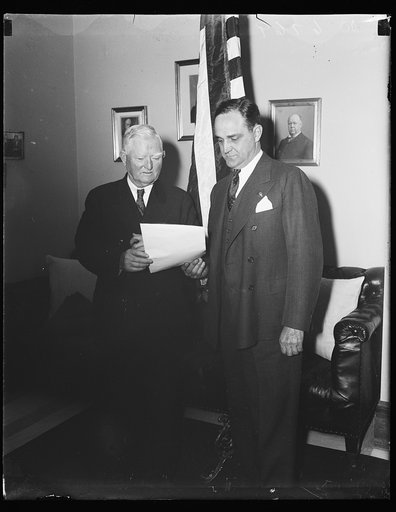 John Nance Garner, left