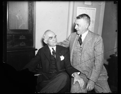 Joseph Byrns, left