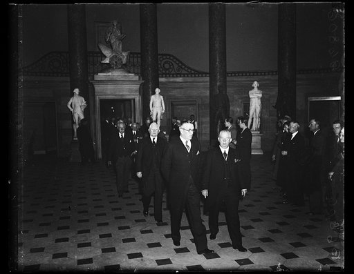 John Nance Garner, center