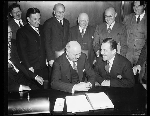 Group; James Farley, center front