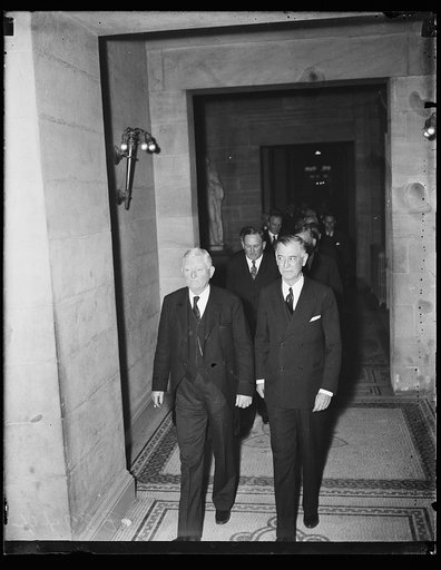 John Nance Garner, left