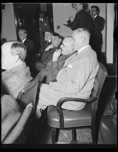 J. Hamilton Lewis in background