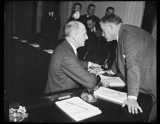 Henry Morgenthau, left