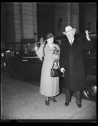 Henry Nance Garner, right, with wife?