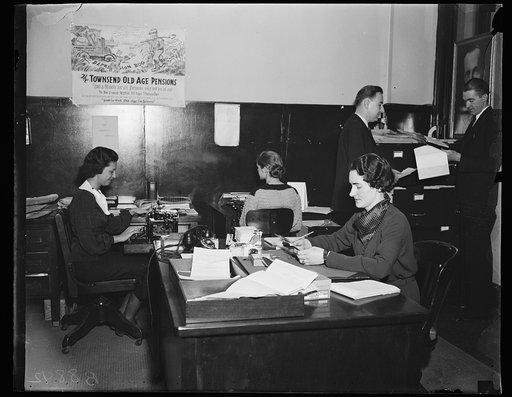 Women working in office