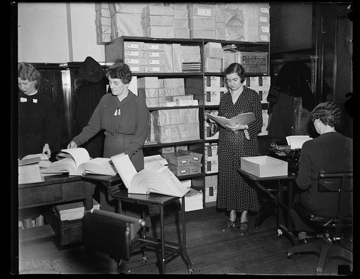 Women working in office