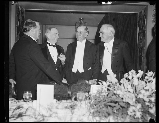 Daniel C. Roper, 2nd from left; Joseph Byrns, right