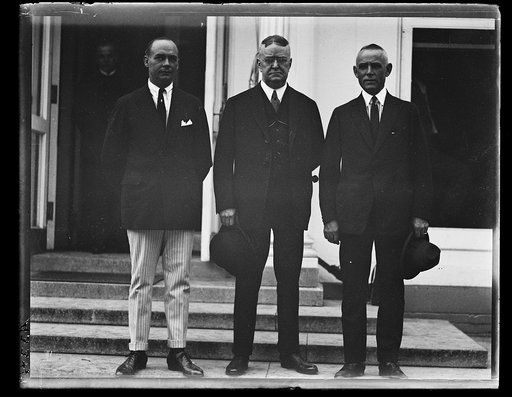 Men at White House, Washington, D.C.