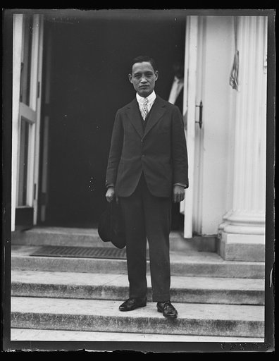Man at White House, Washington, D.C.