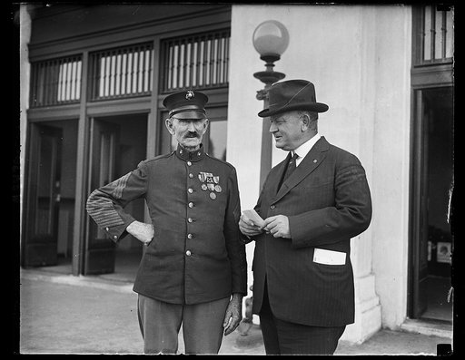 Edwin Denby, right