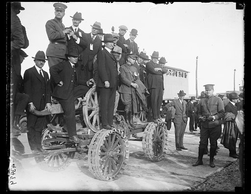 Group; includes Albert Fall, center
