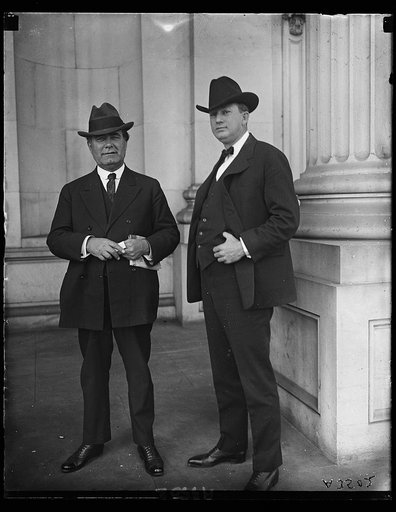 William E. Borah, left. U.S. Capitol, Washington, D.C.