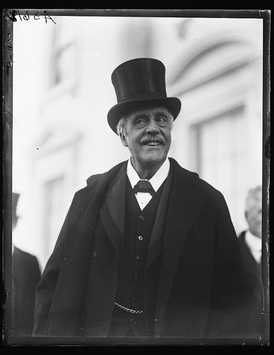 Arthur James Balfour at White House, Washington, D.C.