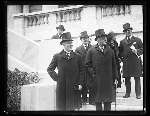 Sir Auckland Geddes, left