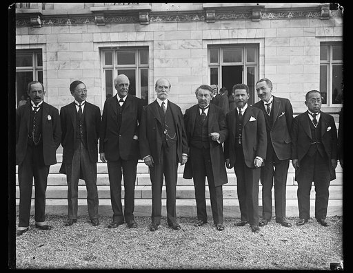 Group; Charles Evans Hughes, center