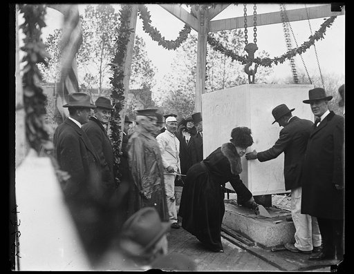 Laying cornerstone