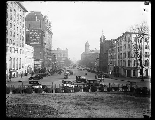 View of Pennsylvania Avenue toward U.S. Capitol, Washington, D.C.