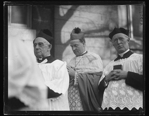 Clergy in religious procession