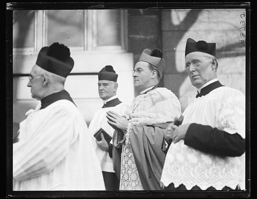 Clergy in religious procession