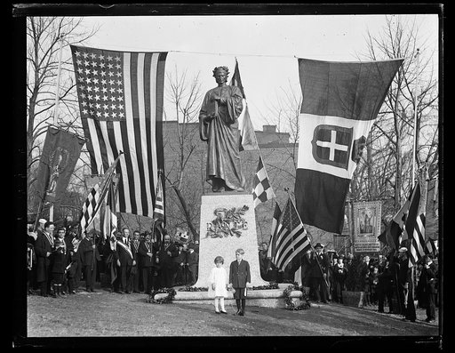 Ceremony at Dante Memorial, Washington, D.C.